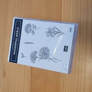 Stampin Up Wonderful World cling stamp set